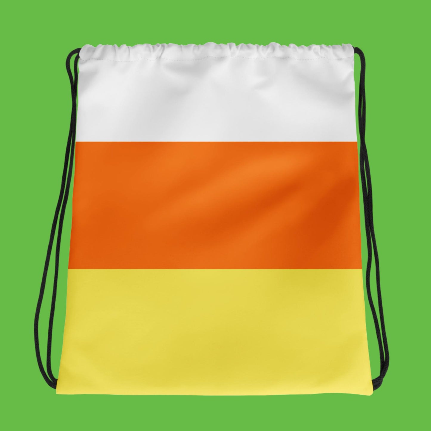 candy corn theme (drawstring bag)