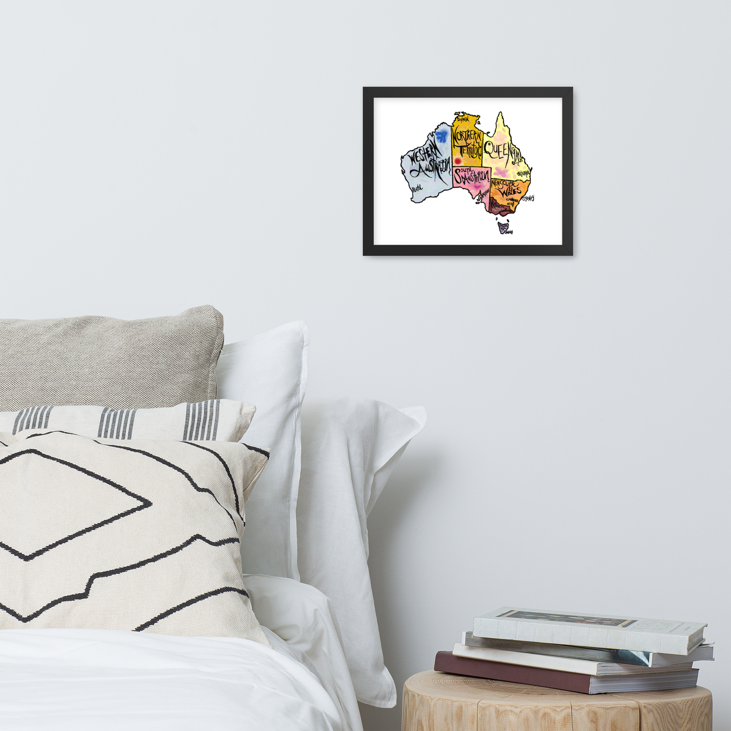 australia (framed poster)