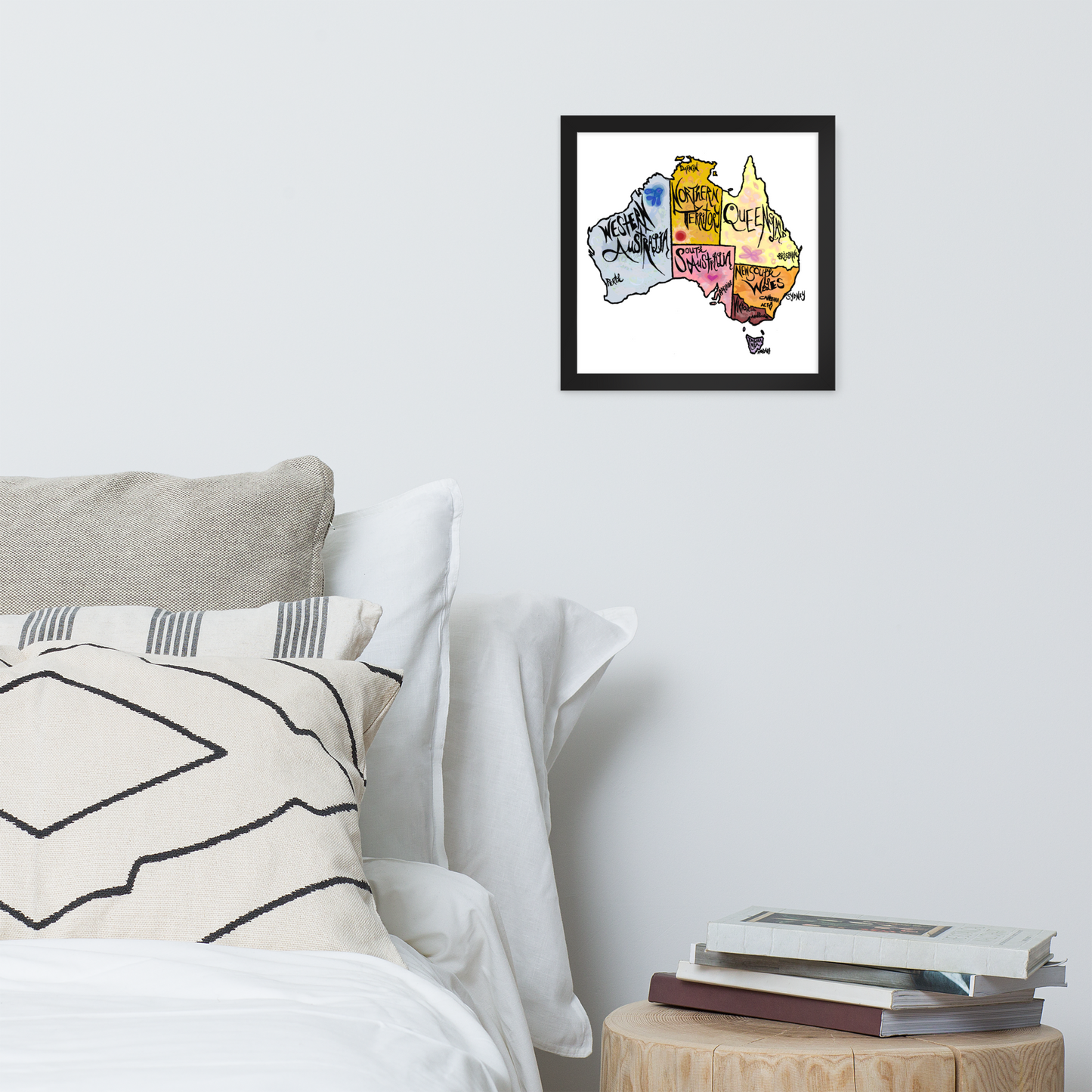 australia (framed poster)