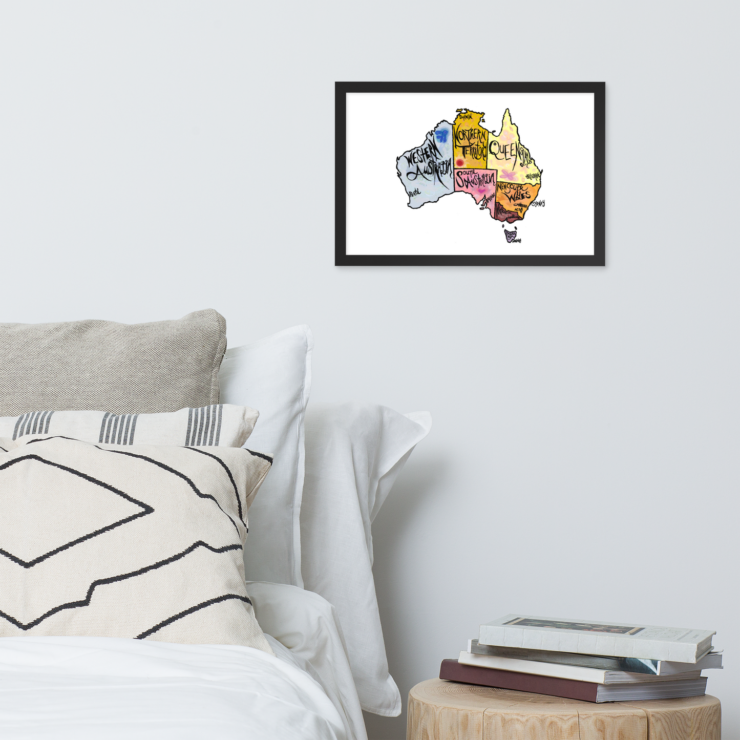 australia (framed poster)