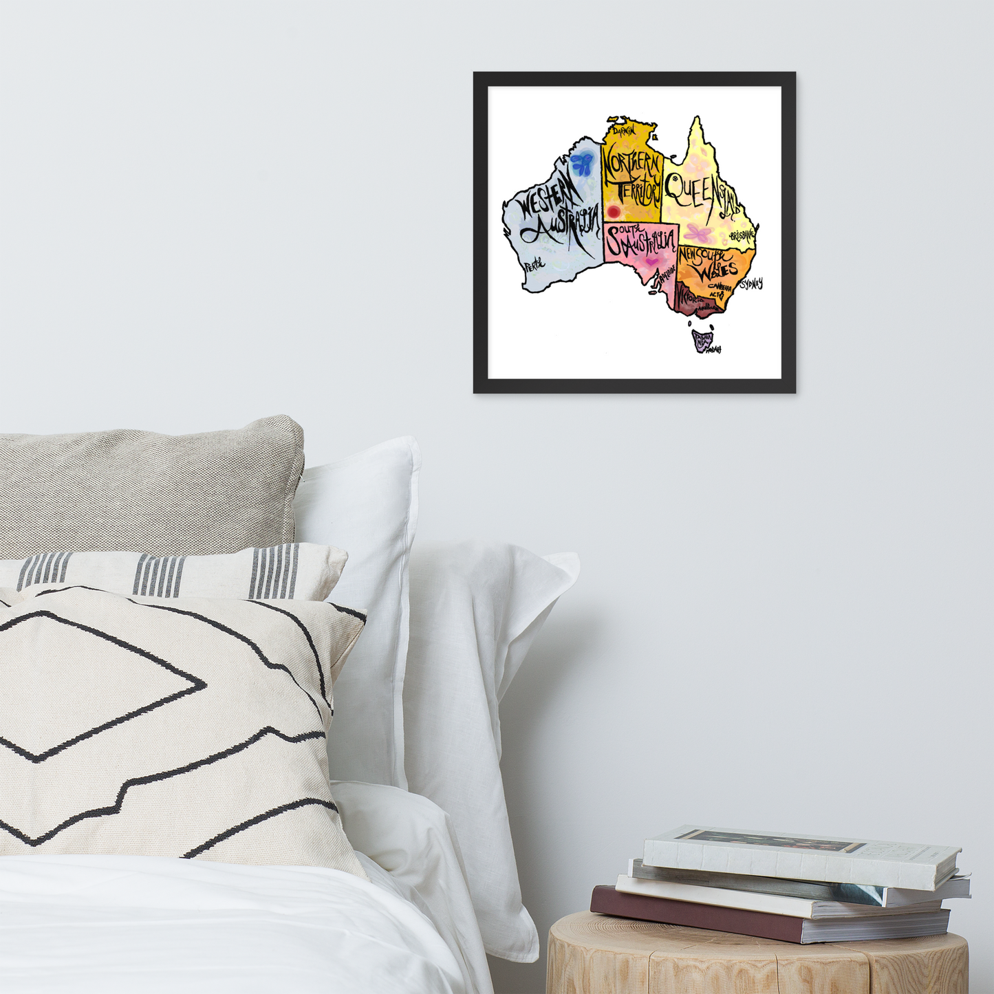 australia (framed poster)