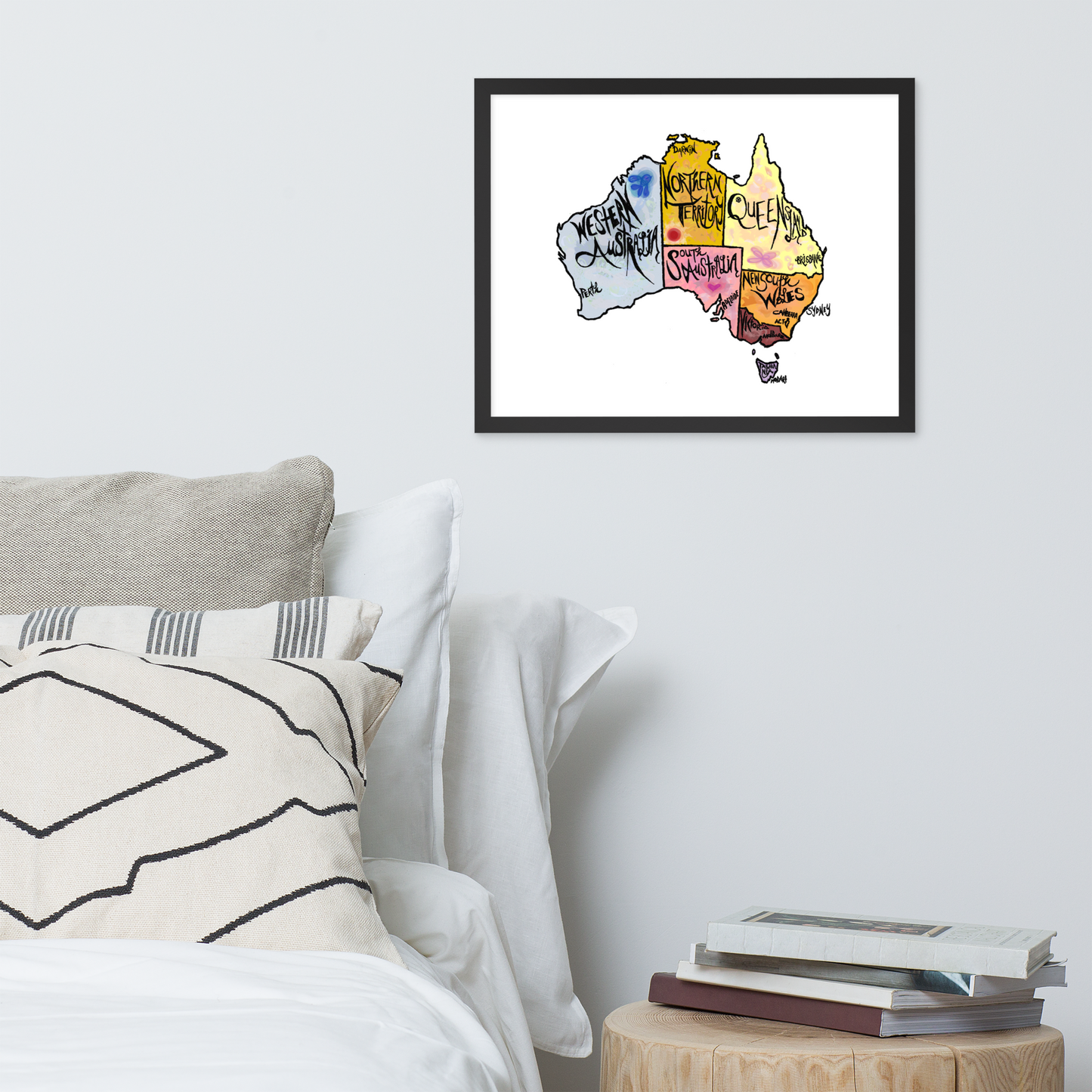 australia (framed poster)