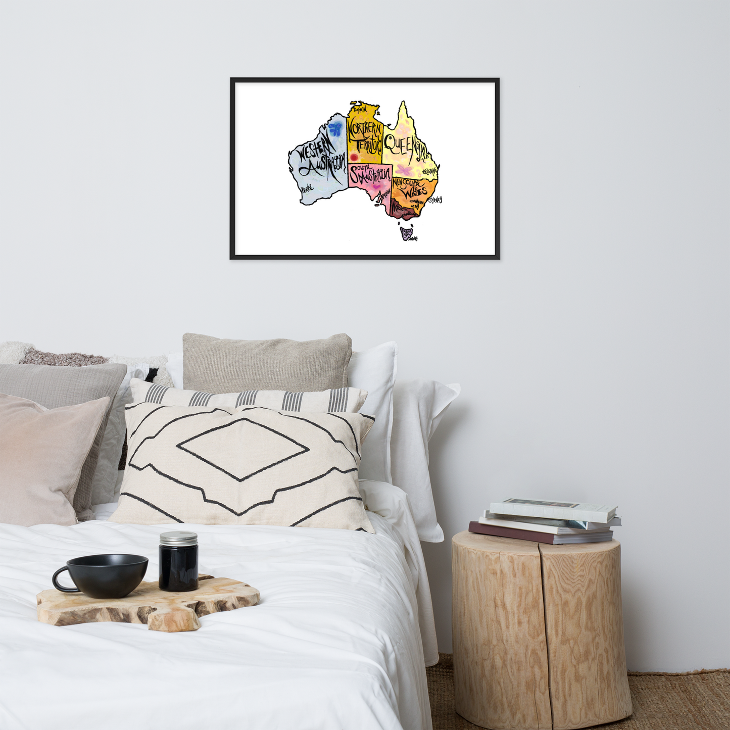 australia (framed poster)