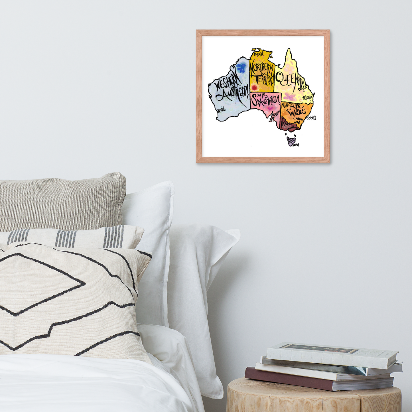 australia (framed poster)