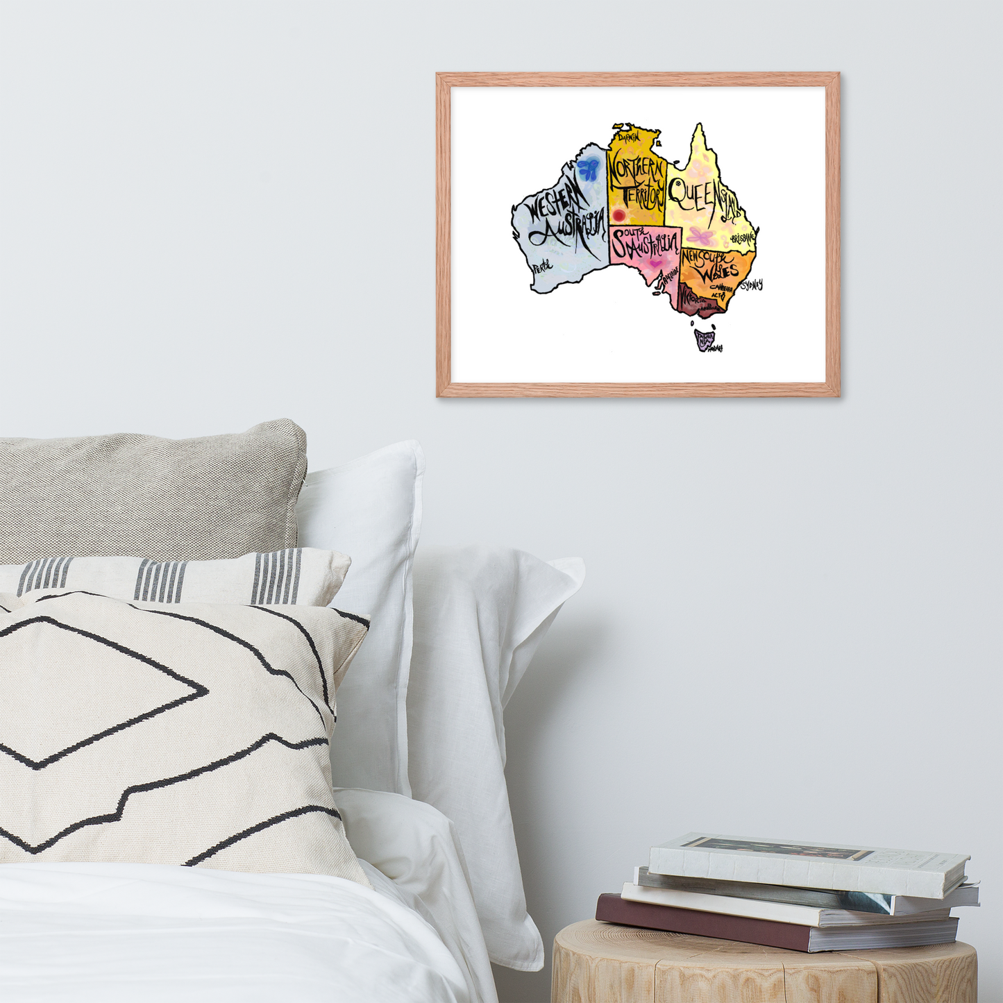 australia (framed poster)