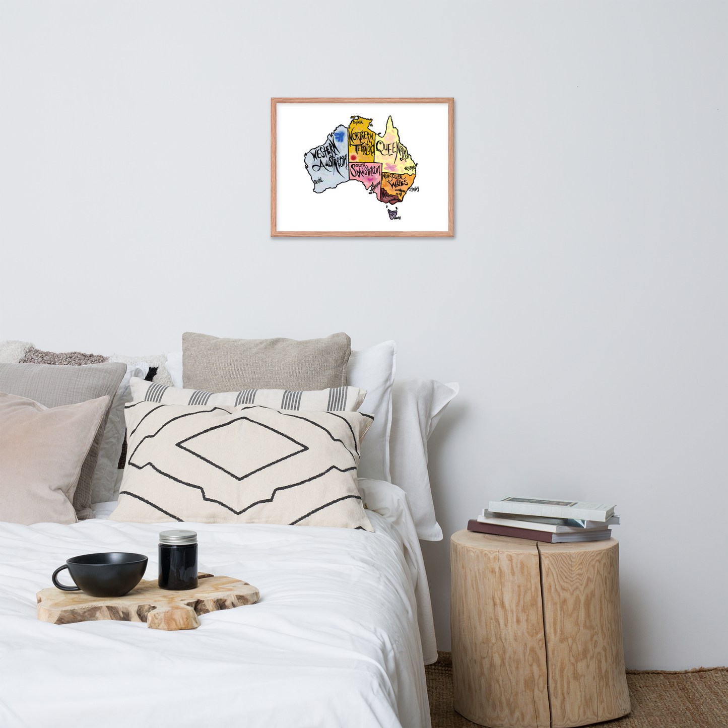 australia (framed poster)