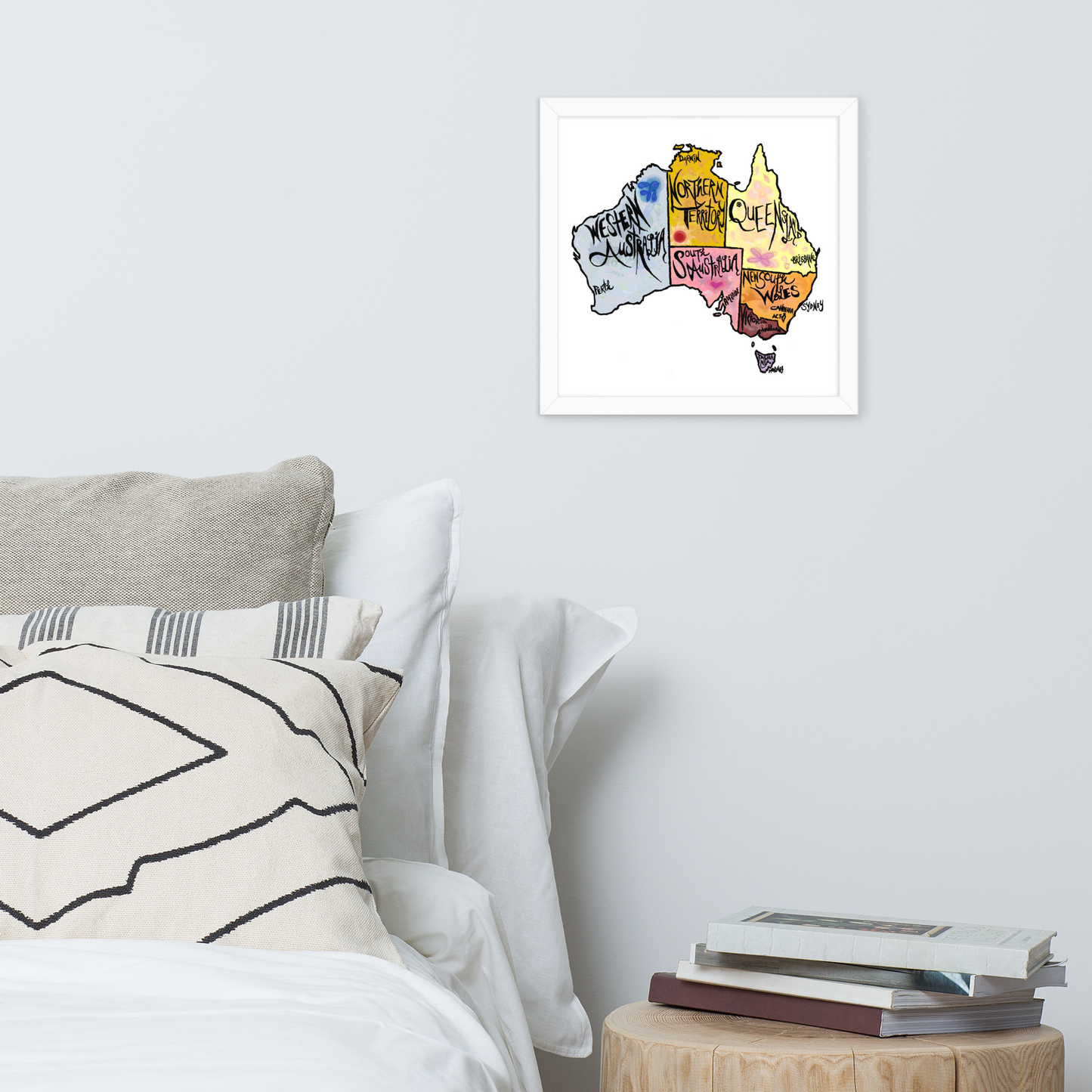 australia (framed poster)