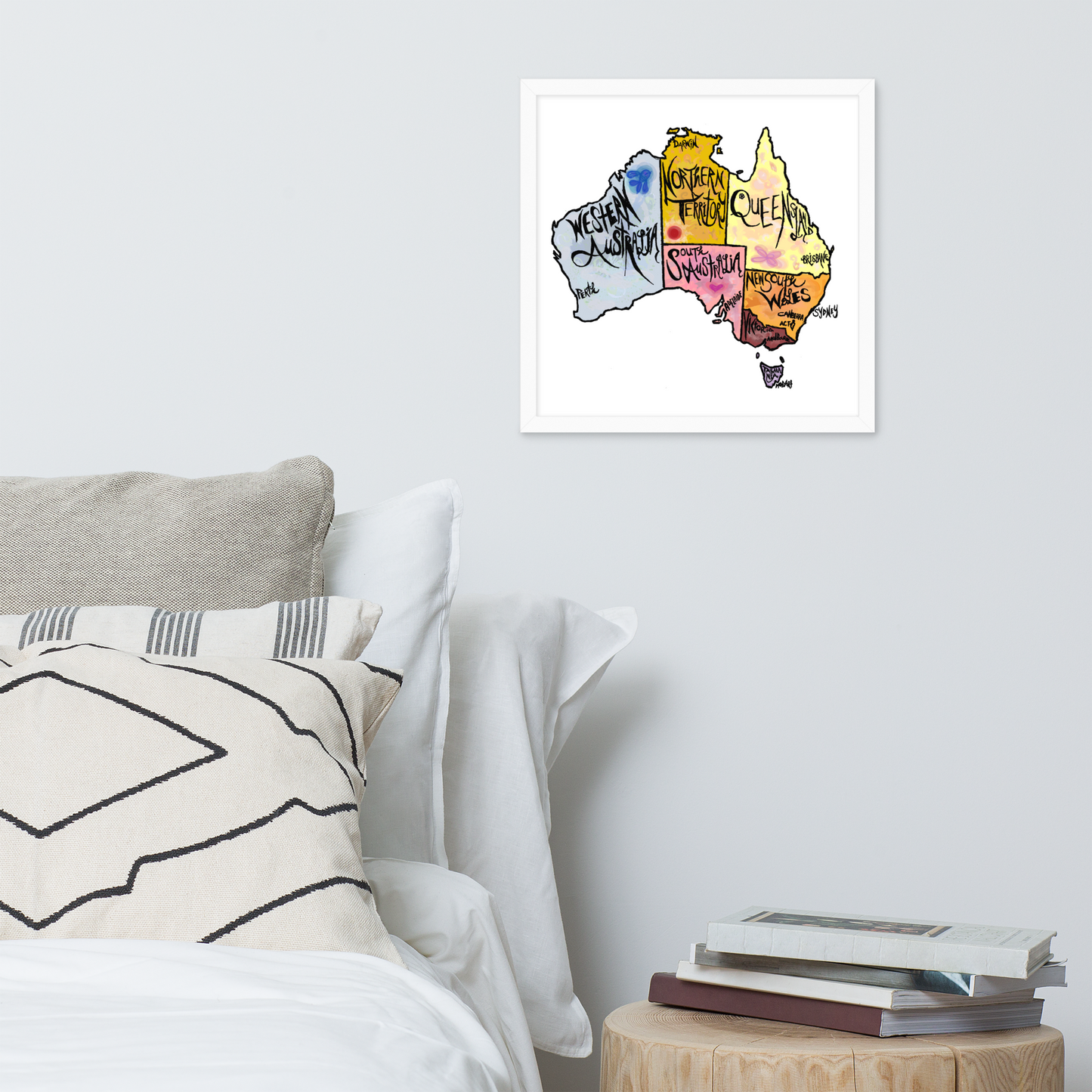australia (framed poster)