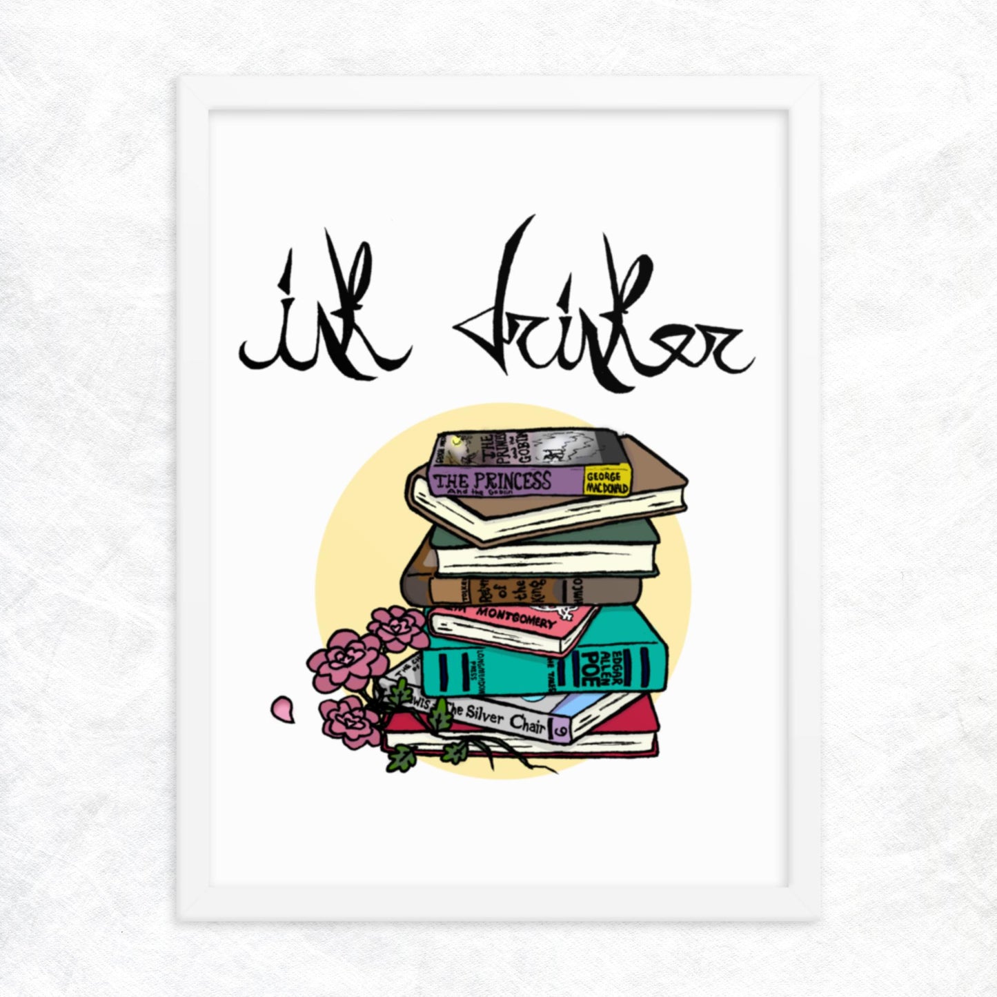 inkdrinker (framed poster)