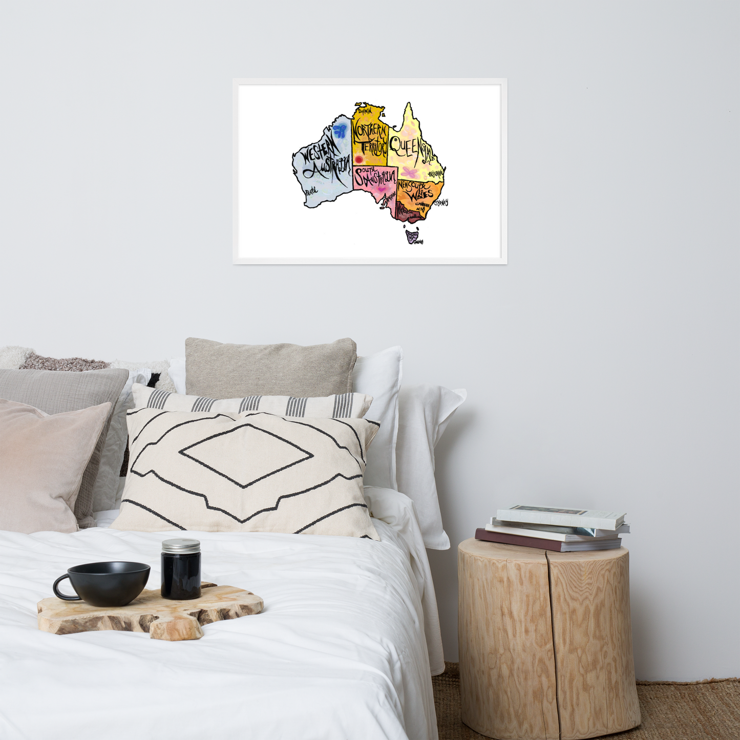 australia (framed poster)