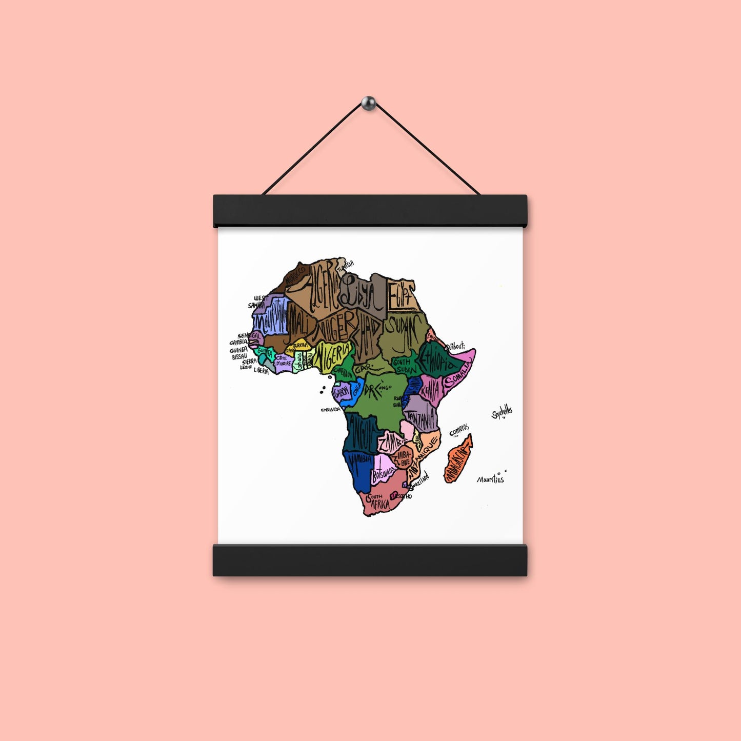 down in africa (hanging poster)
