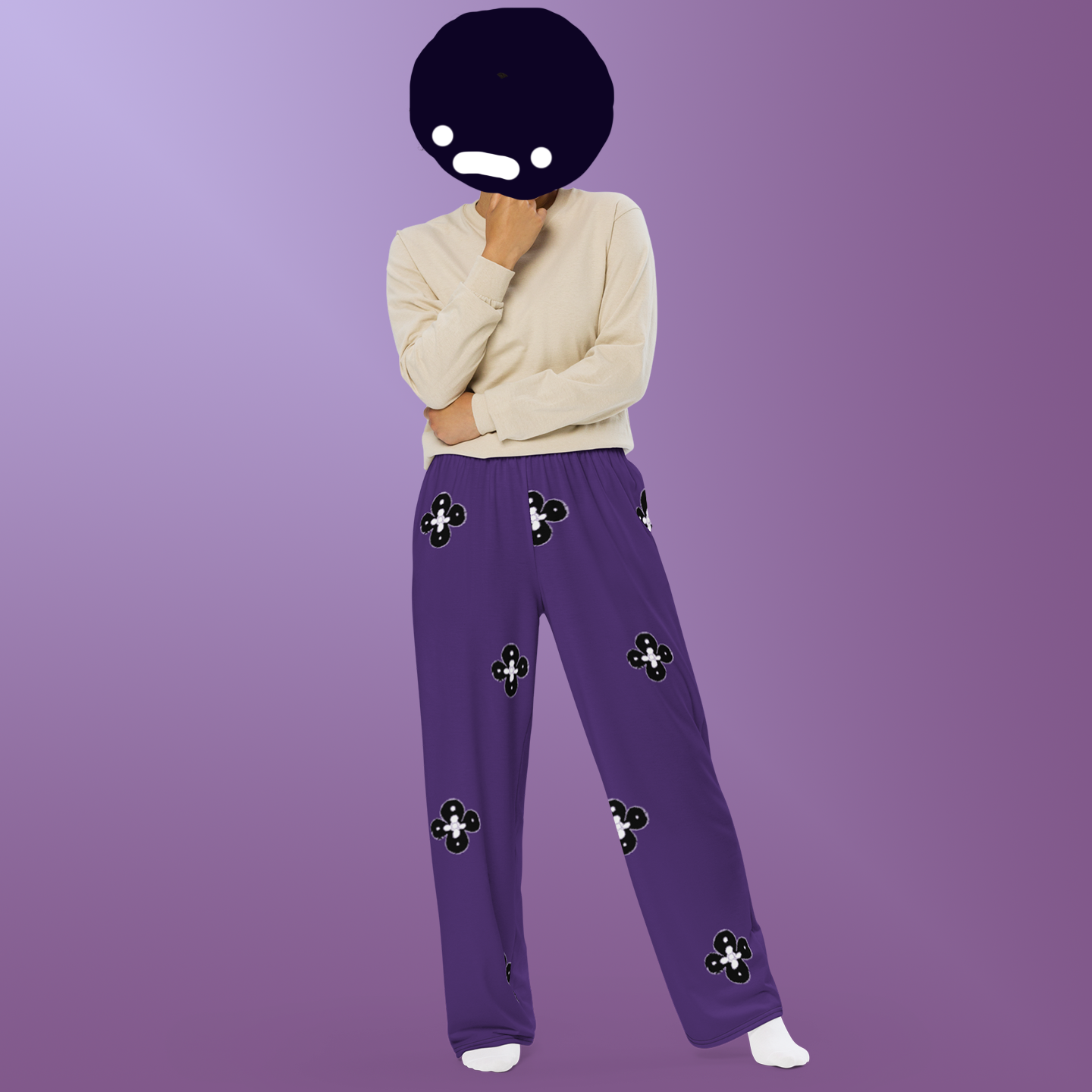 fleur d'hiver (wide-leg pants)