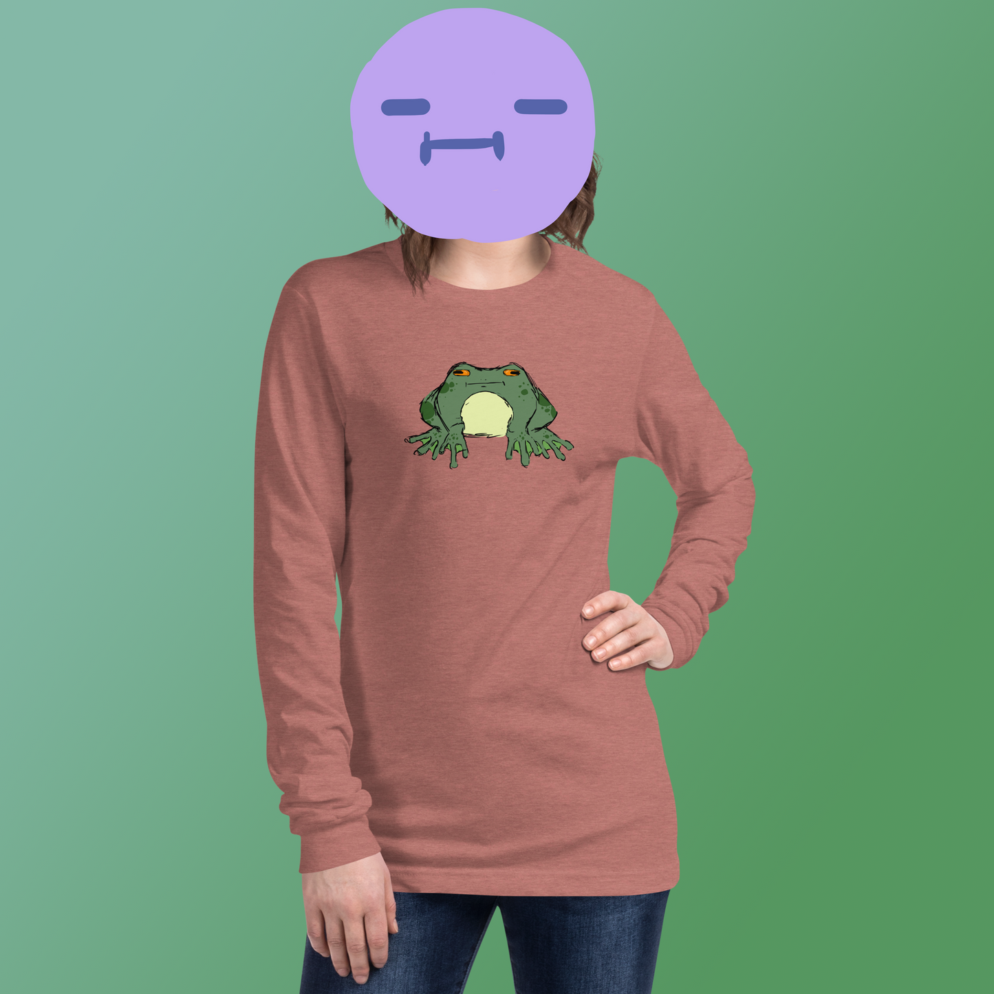 green phroge (long sleeve tee)