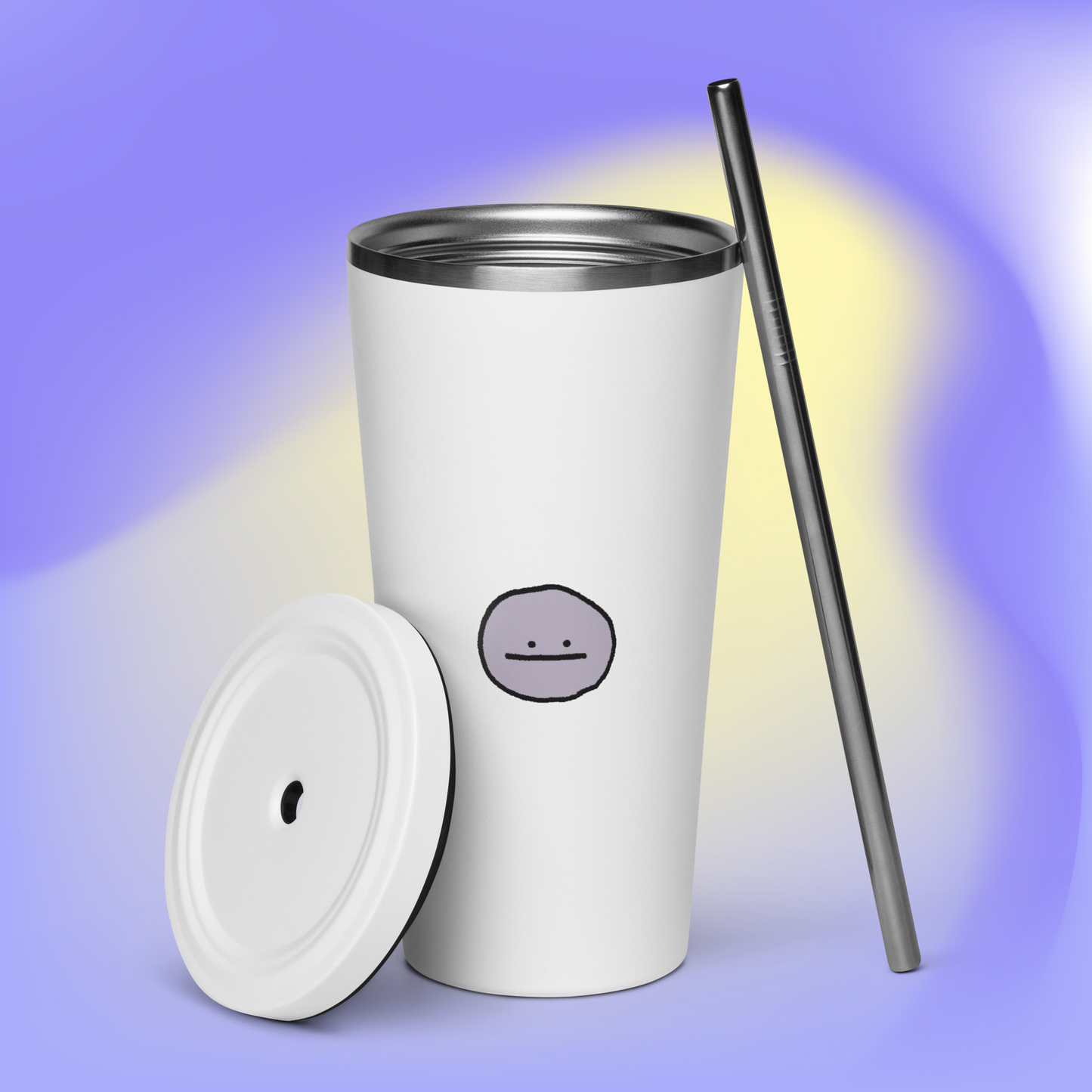 dats me again (insulated tumbler w/ straw)
