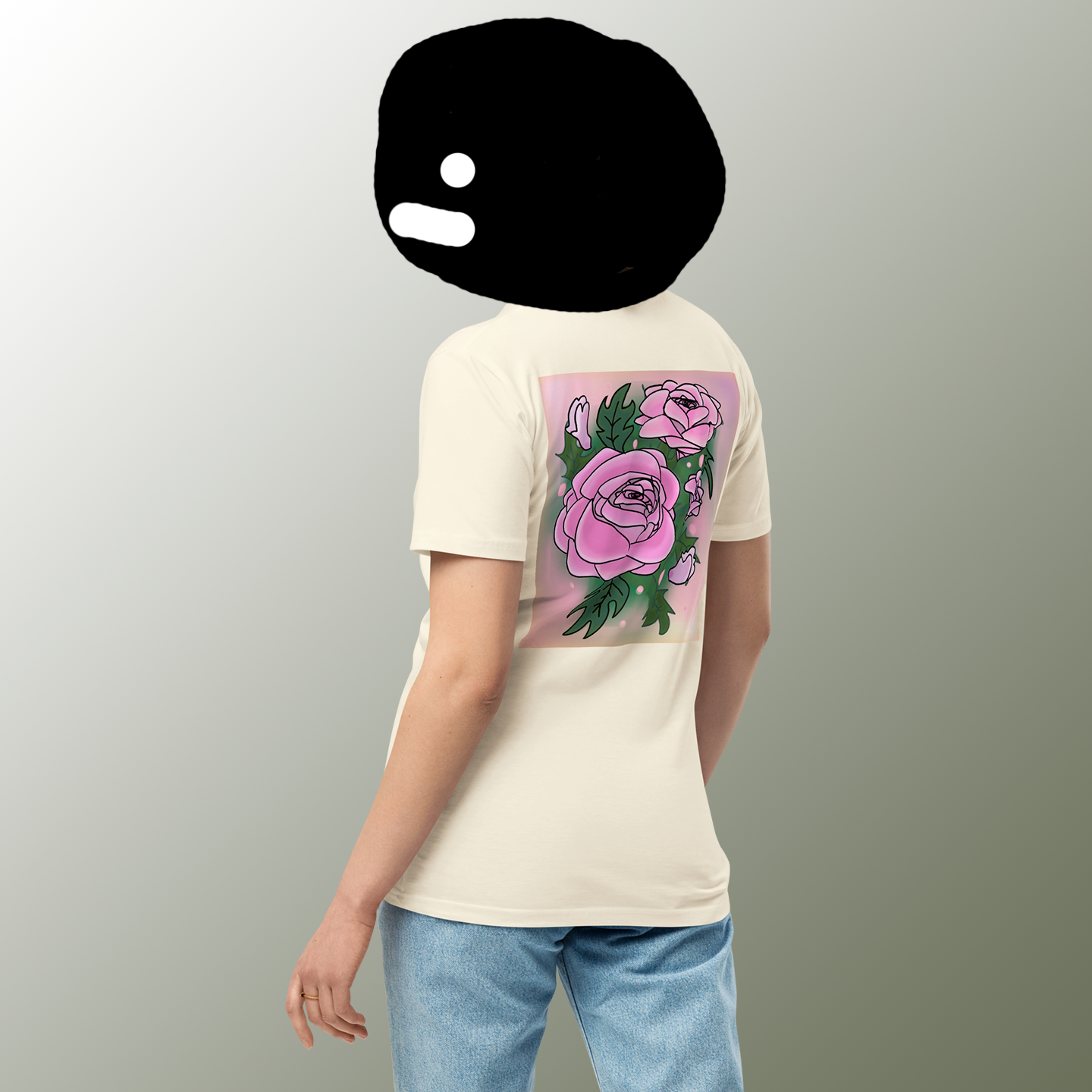aléatoire fleurs (premium t-shirt)