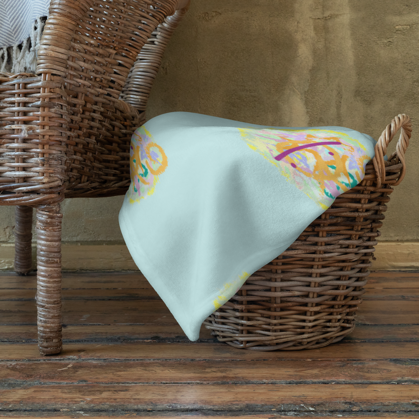 happy thing (throw blanket)