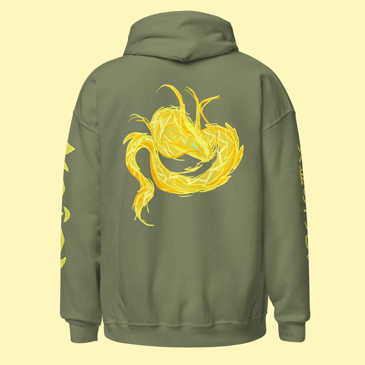 golden dragon (heavy blend hoodie)