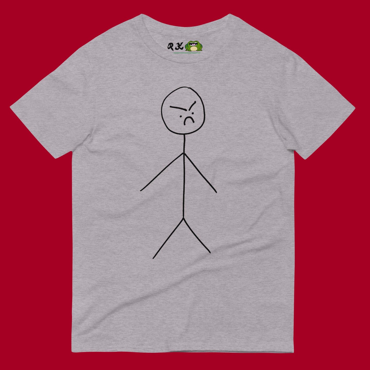 angry stickman (short-sleeve t-shirt)