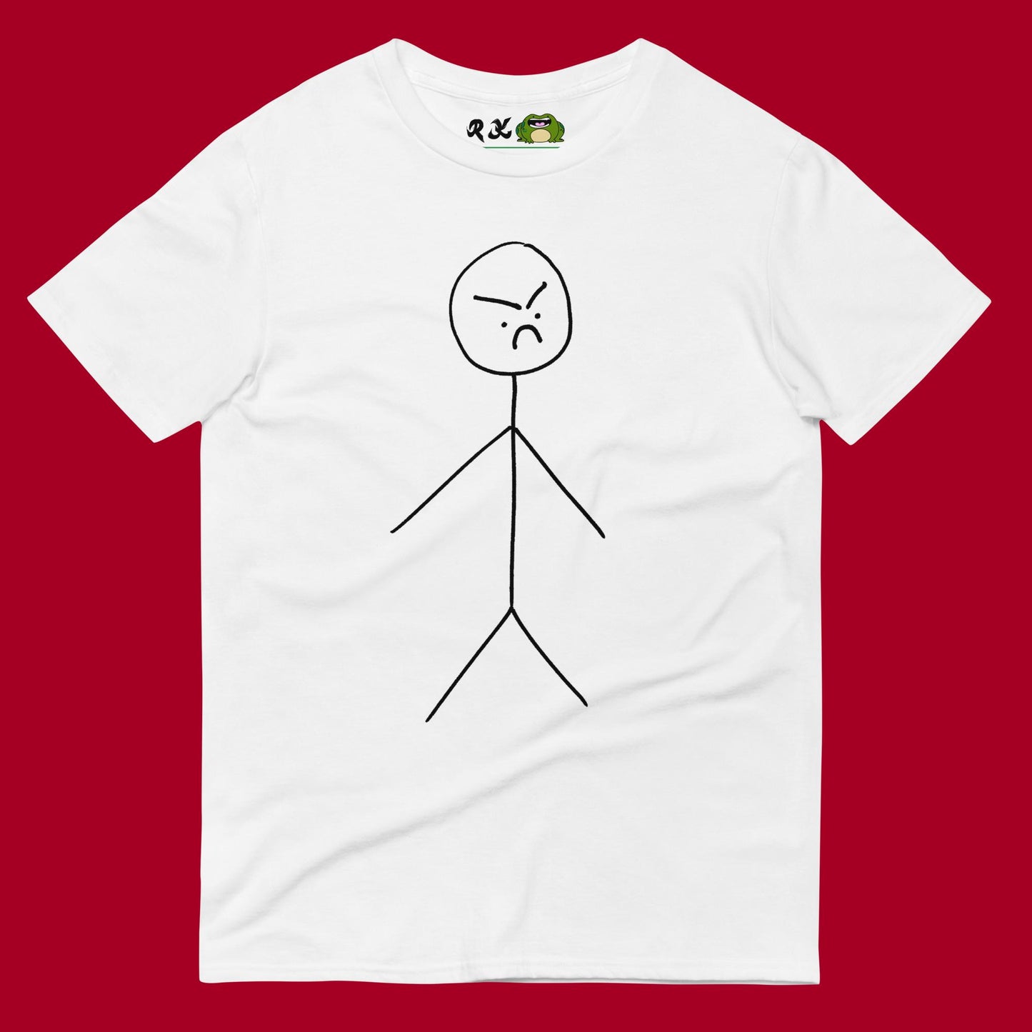 angry stickman (short-sleeve t-shirt)