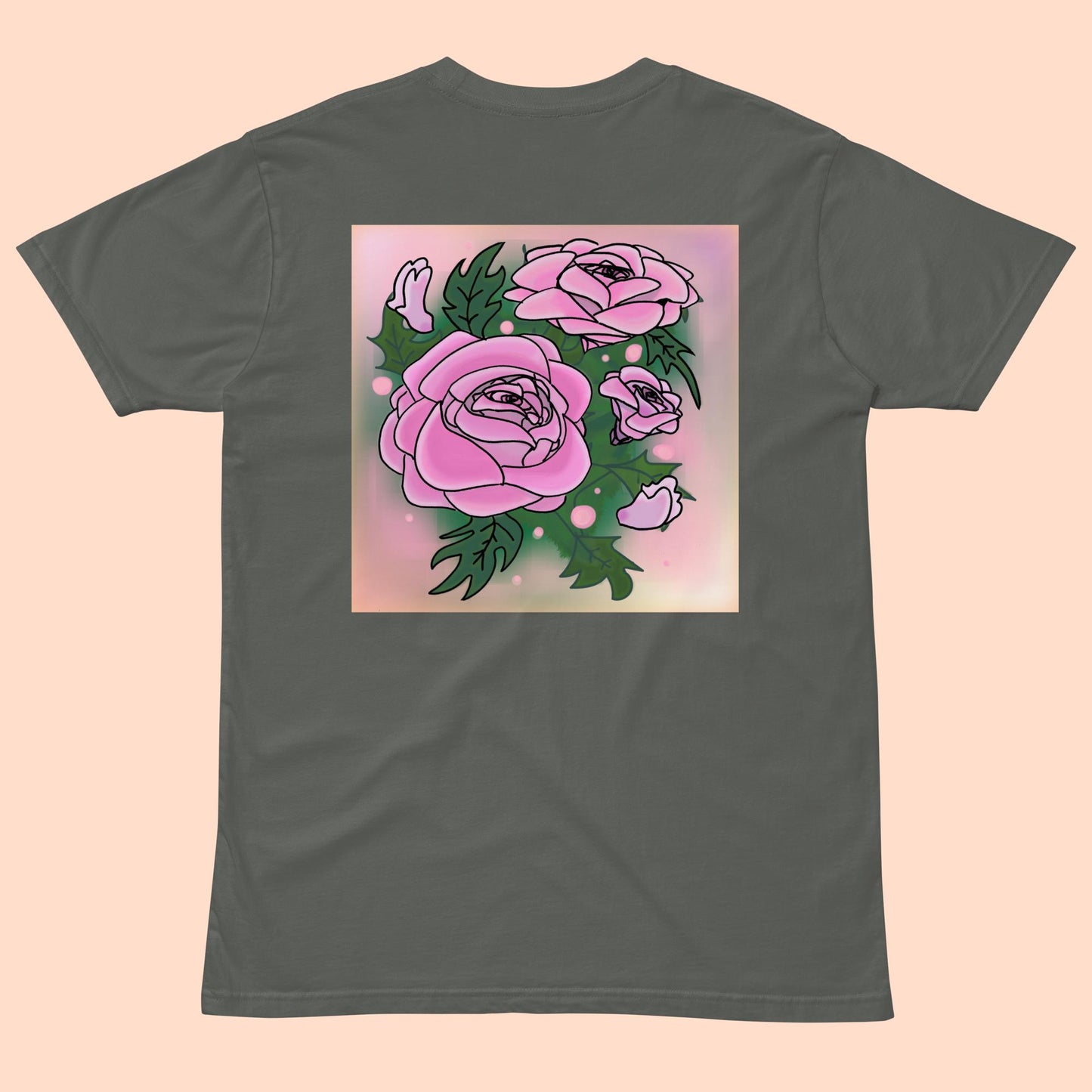 aléatoire fleurs (premium t-shirt)