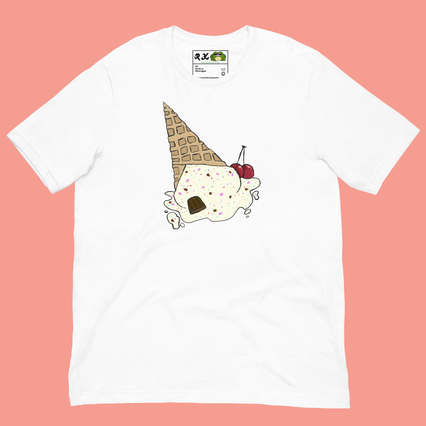 depressed icecream (staple eco t-shirt)