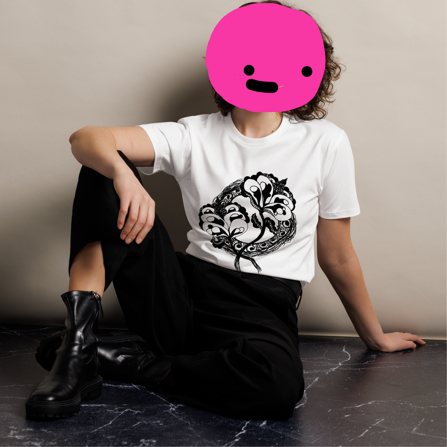 floral thing (premium t-shirt)
