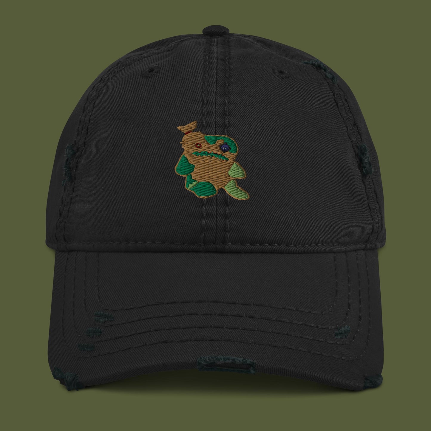 good ol' froggy (distressed hat)