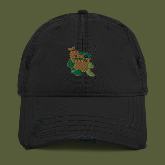 good ol' froggy (distressed hat)