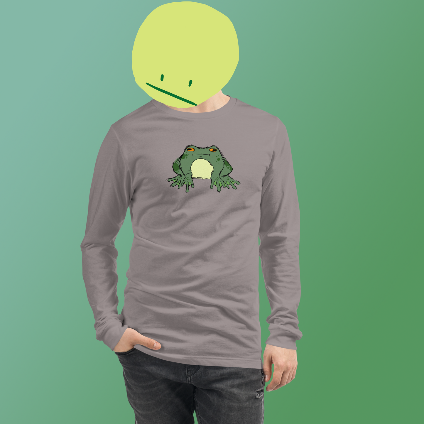 green phroge (long sleeve tee)