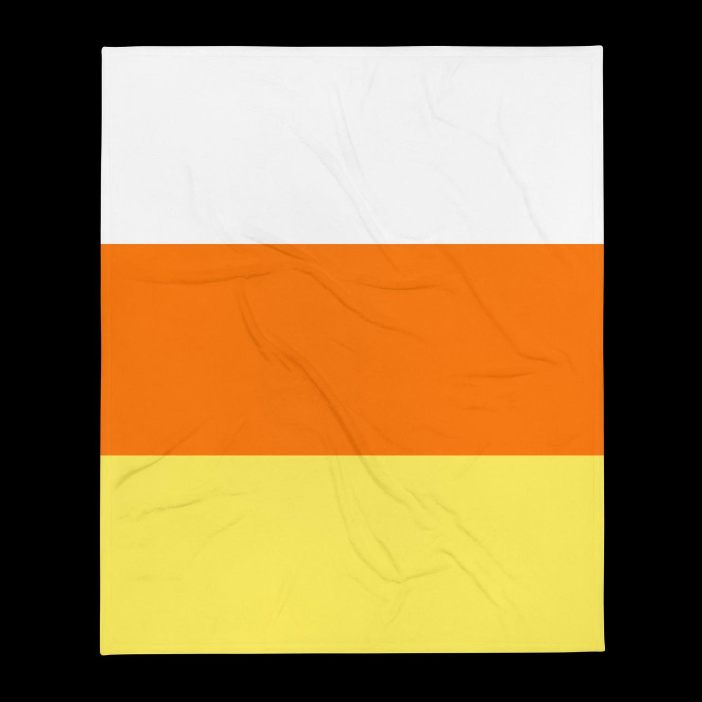 candy corn theme (throw blanket)