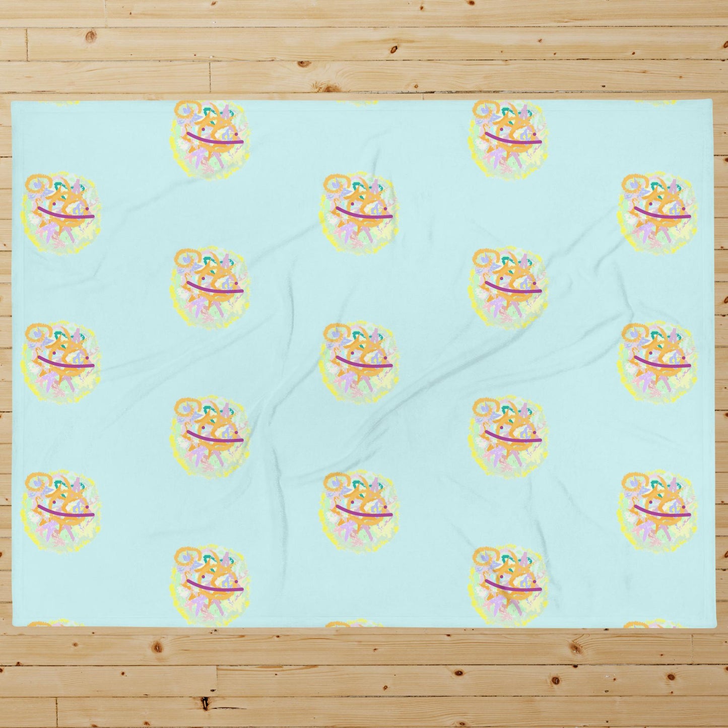 happy thing (throw blanket)