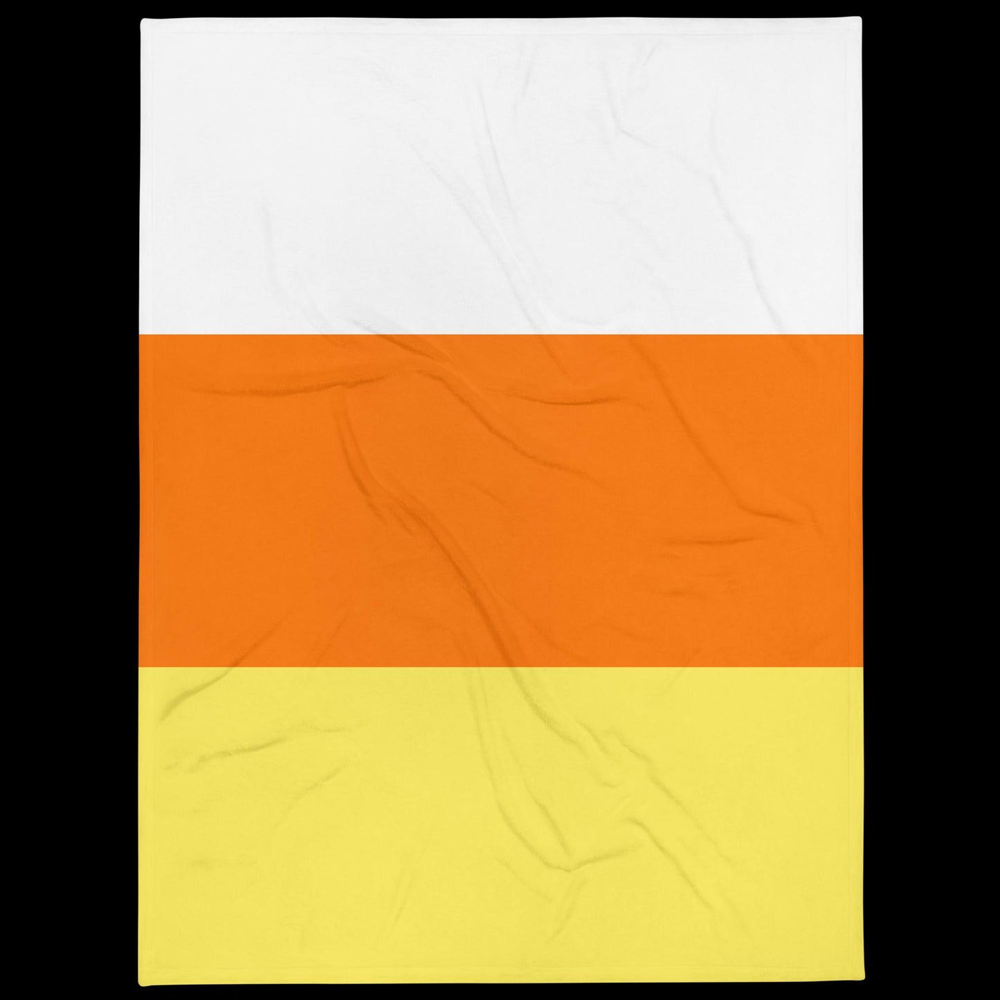 candy corn theme (throw blanket)