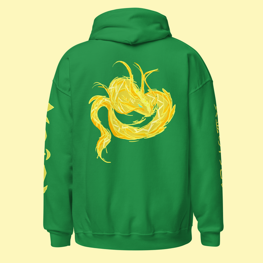 golden dragon (heavy blend hoodie)